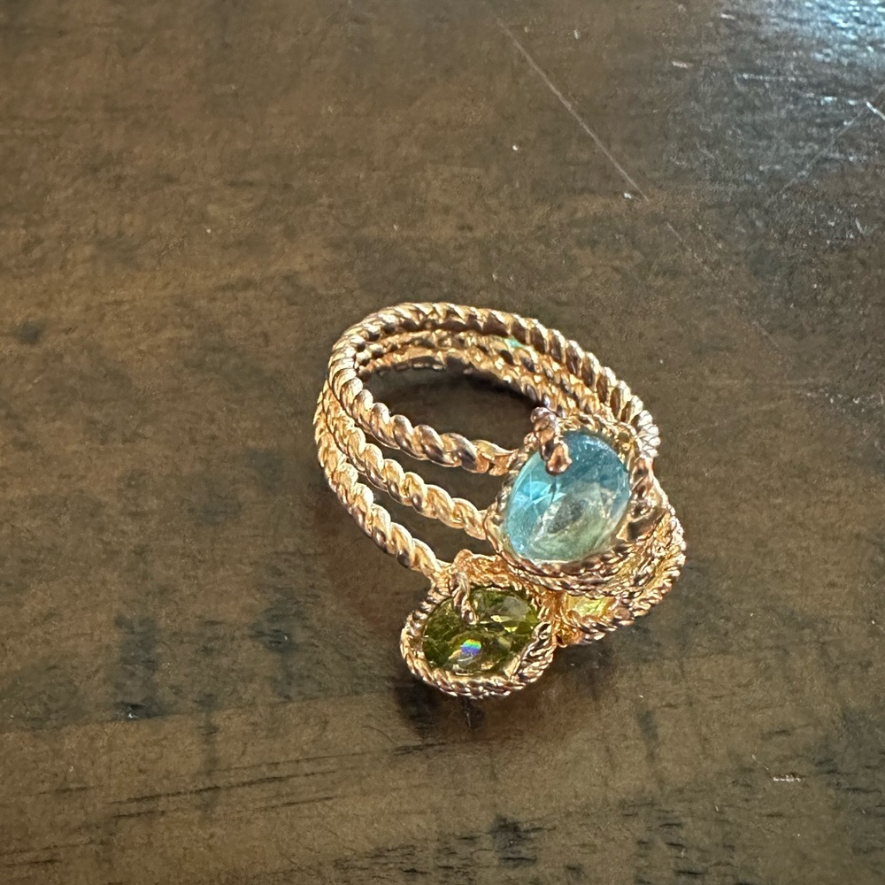 Gold Stones Ring